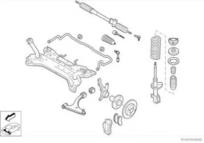 Рулевое управление; Подвеска колеса HERTH+BUSS JAKOPARTS купить
