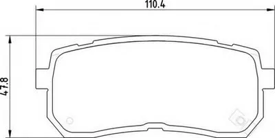 Комплект тормозных колодок, дисковый тормоз MAGNETI MARELLI купить