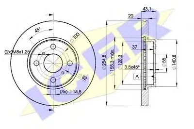 Тормозной диск ICER купить