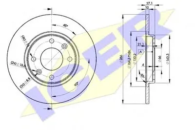 Тормозной диск ICER купить