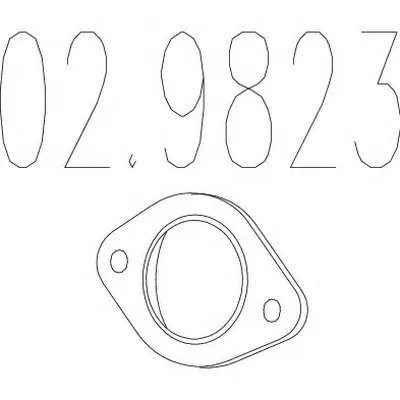 Прокладка, труба выхлопного газа MTS купить