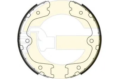 Комплект тормозных колодок, стояночная тормозная система GIRLING купить