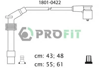 Комплект проводов зажигания PROFIT купить