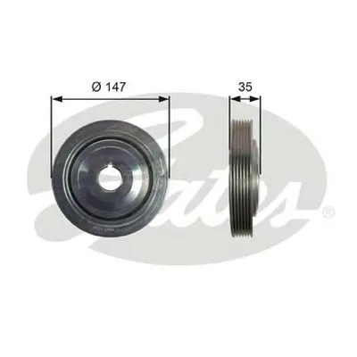 Ременный шкив, коленчатый вал DriveAlign® GATES купить