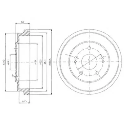 Тормозной барабан DELPHI купить