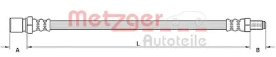 Тормозной шланг METZGER купить