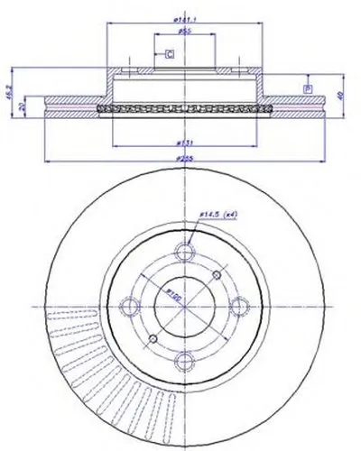 Тормозной диск CAR купить