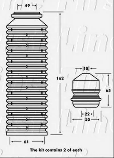 Пылезащитный комплект, амортизатор FIRST LINE купить