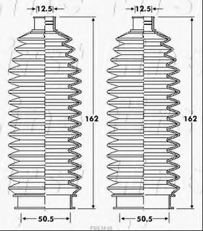 Пыльник, рулевое управление FIRST LINE купить