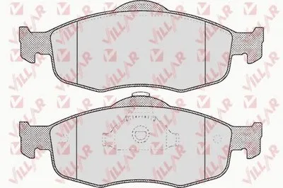 Комплект тормозных колодок, дисковый тормоз VILLAR купить