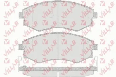 Комплект тормозных колодок, дисковый тормоз VILLAR купить