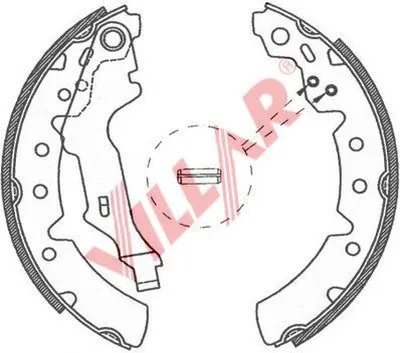 Комплект тормозных колодок VILLAR купить