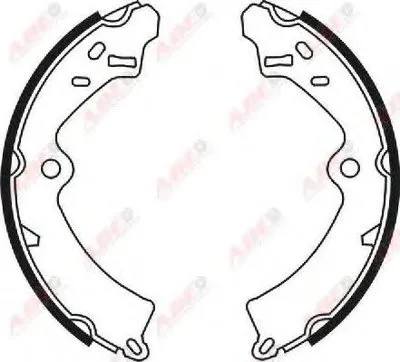 Комплект тормозных колодок ABE купить