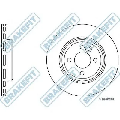 Тормозной диск Brake Fit APEC braking купить