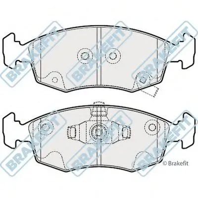 Комплект тормозных колодок, дисковый тормоз Brake Fit APEC braking купить