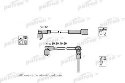 Комплект проводов зажигания PATRON купить