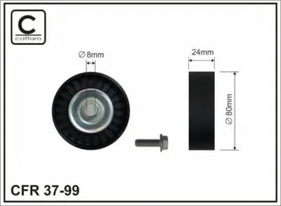 Паразитный / ведущий ролик, поликлиновой ремень CAFFARO купить