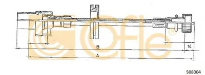 Тросик спидометра COFLE купить