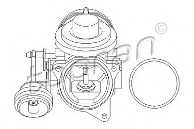 Клапан возврата ОГ PREMIUM BRAND TOPRAN купить