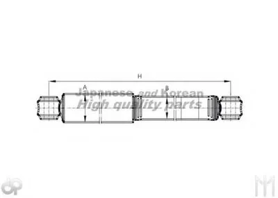 Амортизатор ASHUKI купить