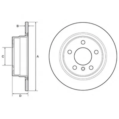 Тормозной диск DELPHI купить