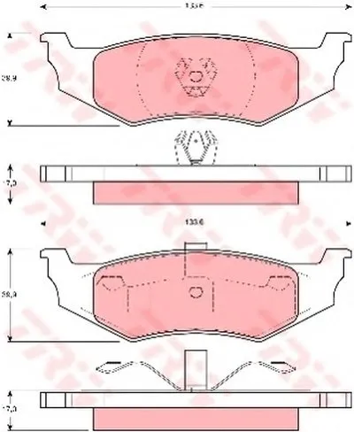 Комплект тормозных колодок, дисковый тормоз Dr!ve+ купить