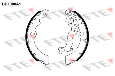 Комплект тормозных колодок FTE купить