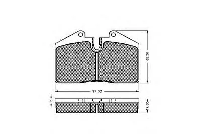 Комплект тормозных колодок, дисковый тормоз SPIDAN купить