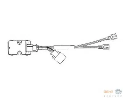 Регулятор, вентилятор салона BEHR HELLA SERVICE HELLA купить