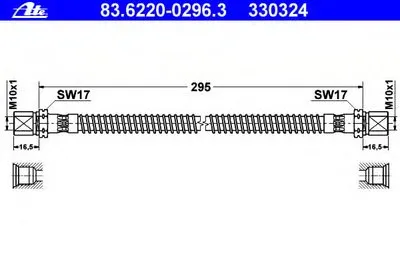 Тормозной шланг ATE купить