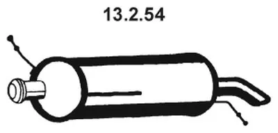 Глушитель выхлопных газов конечный EBERSPÄCHER купить