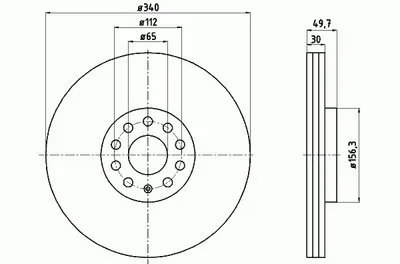 Тормозной диск PRO TEXTAR купить