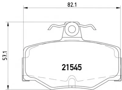 Комплект тормозных колодок, дисковый тормоз HELLA PAGID купить