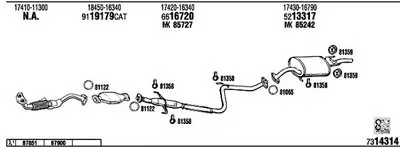Система выпуска ОГ WALKER купить