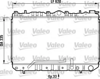 Радиатор, охлаждение двигателя VALEO купить