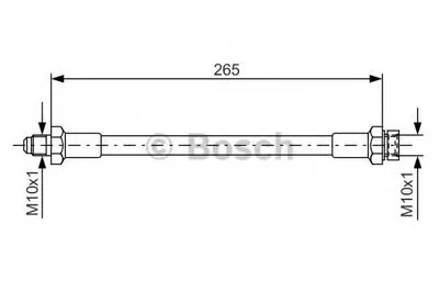 Тормозной шланг BOSCH купить