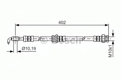 Тормозной шланг BOSCH купить