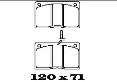 Комплект тормозных колодок, дисковый тормоз FTE купить