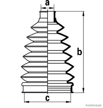 Комплект пылника, приводной вал HERTH+BUSS JAKOPARTS купить