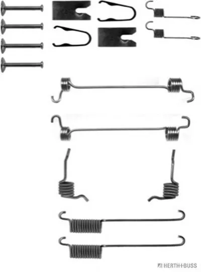 Комплектующие, тормозная колодка HERTH+BUSS JAKOPARTS купить