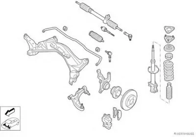 Рулевое управление; Подвеска колеса HERTH+BUSS JAKOPARTS купить