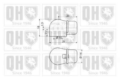 Газовая пружина, крышка багажник QUINTON HAZELL купить