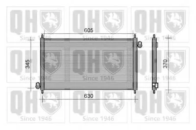 Конденсатор, кондиционер QUINTON HAZELL купить