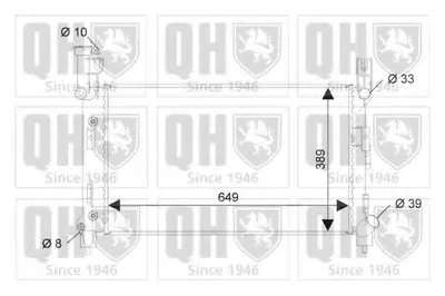 Радиатор, охлаждение двигателя QUINTON HAZELL купить