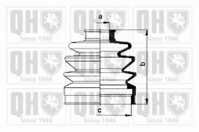 Комплект пылника, приводной вал QUINTON HAZELL купить