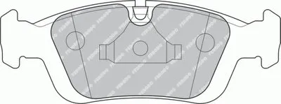 Комплект тормозных колодок, дисковый тормоз PREMIER FERODO купить