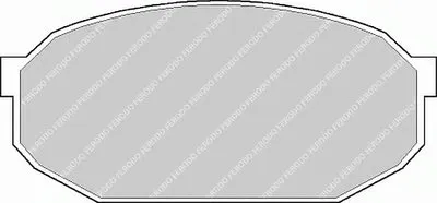 Комплект тормозных колодок, дисковый тормоз PREMIER FERODO купить