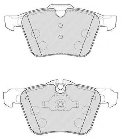 Комплект тормозных колодок, дисковый тормоз PREMIER FERODO купить