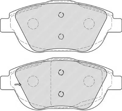 Комплект тормозных колодок, дисковый тормоз PREMIER FERODO купить
