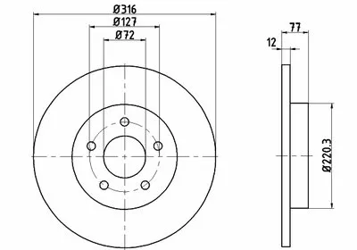 Тормозной диск MINTEX купить